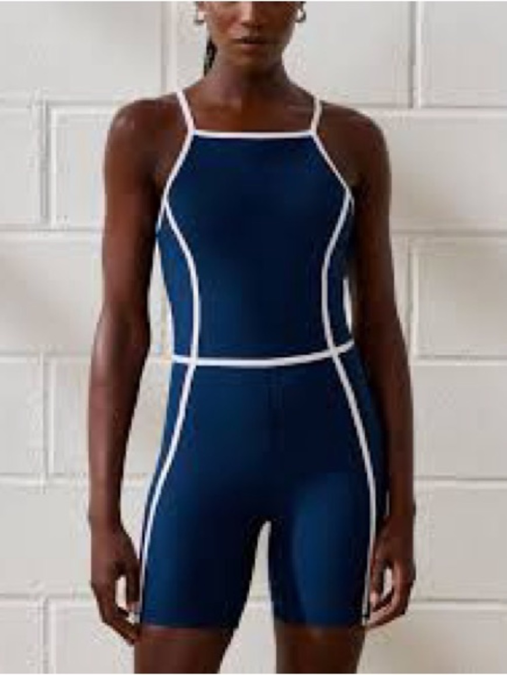 nwt Abercrombie & Fitch YPB sculptLUX High-Neck Active Onesie (Large)